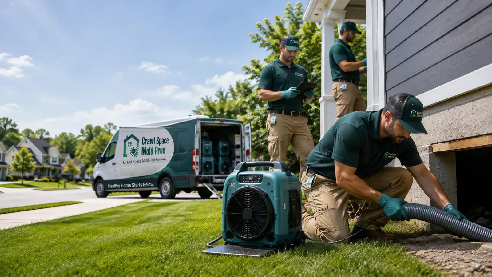 Crawl Space Mold Removal in Tilleda, WI